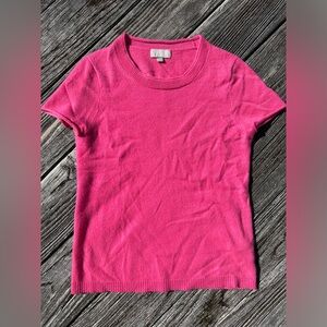 J. Crew Fuchsia Cashmere Sweater